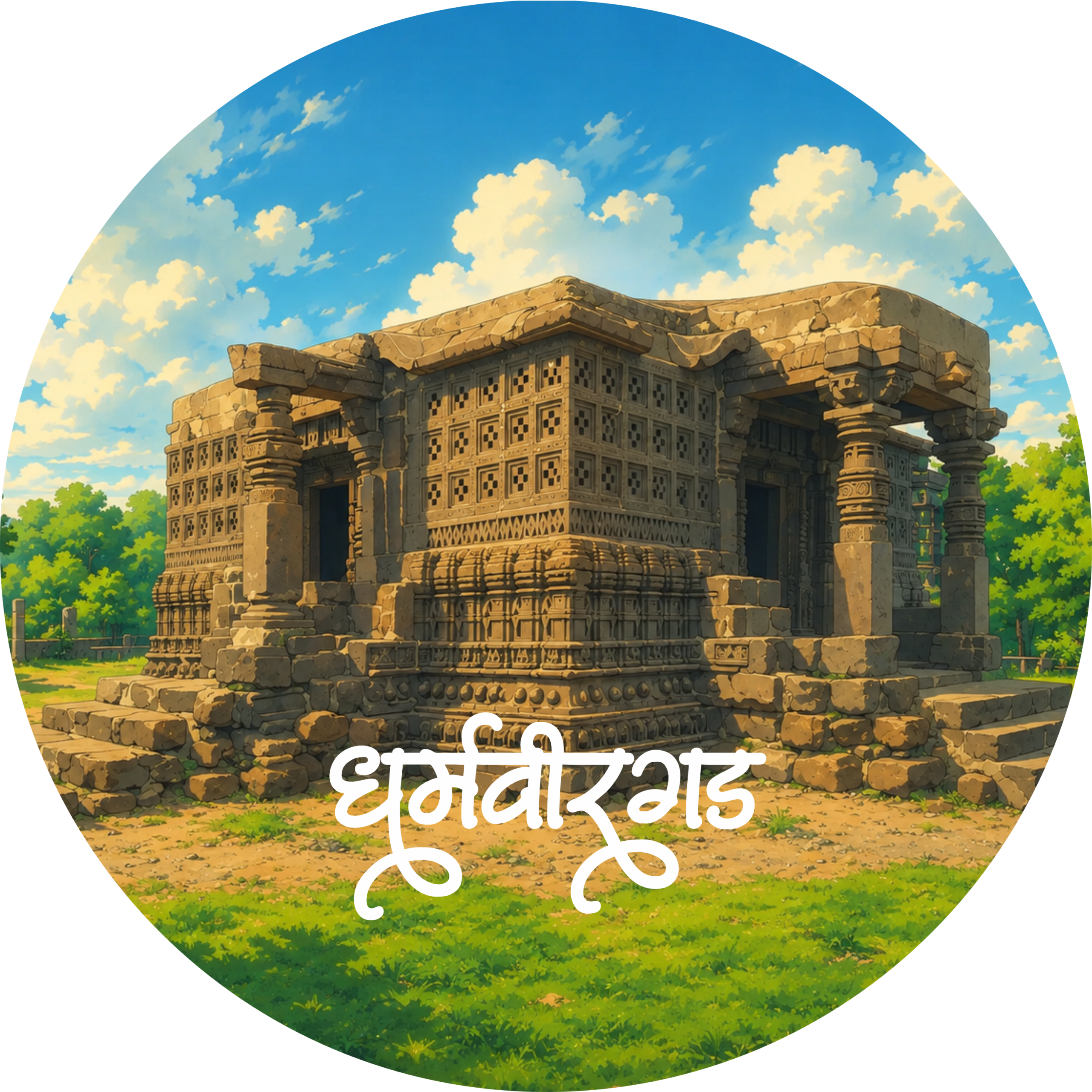 Dharmaveergad Fort Pin Badge - Image 2