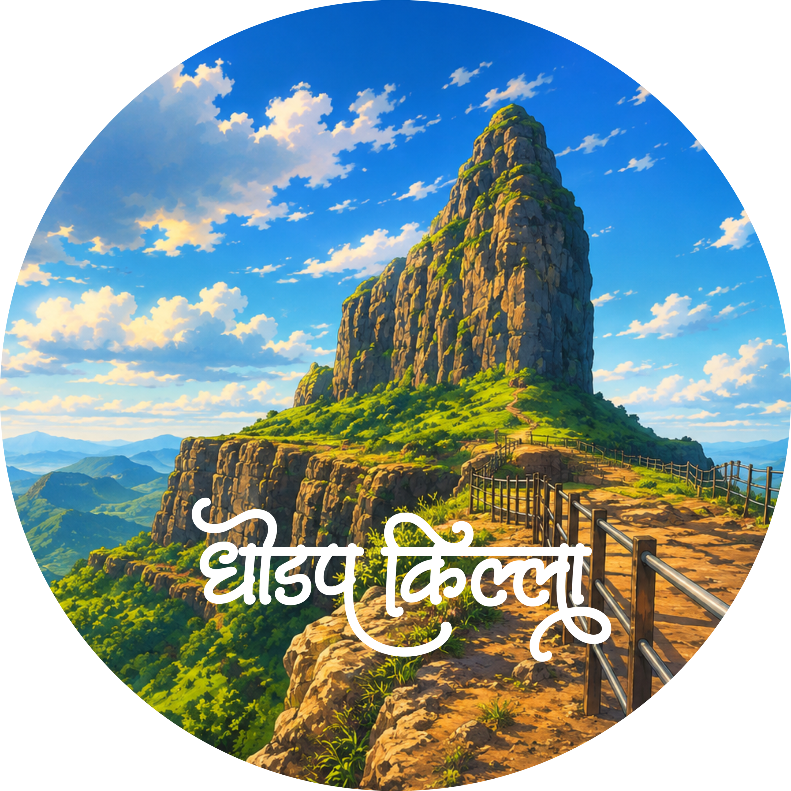 Dhodap Fort Pin Badge - Image 2