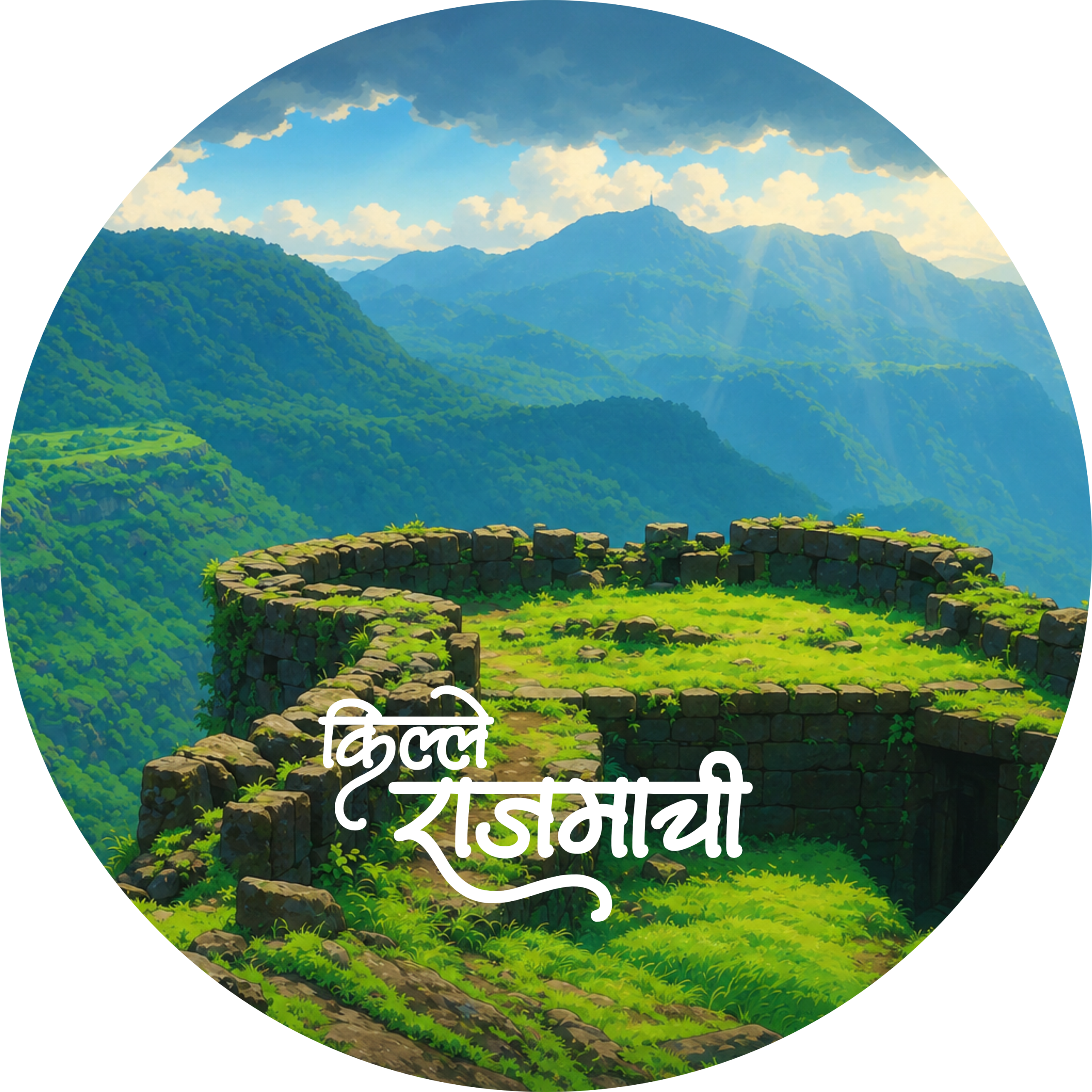 Rajmachi Fort Pin Badge - Image 2