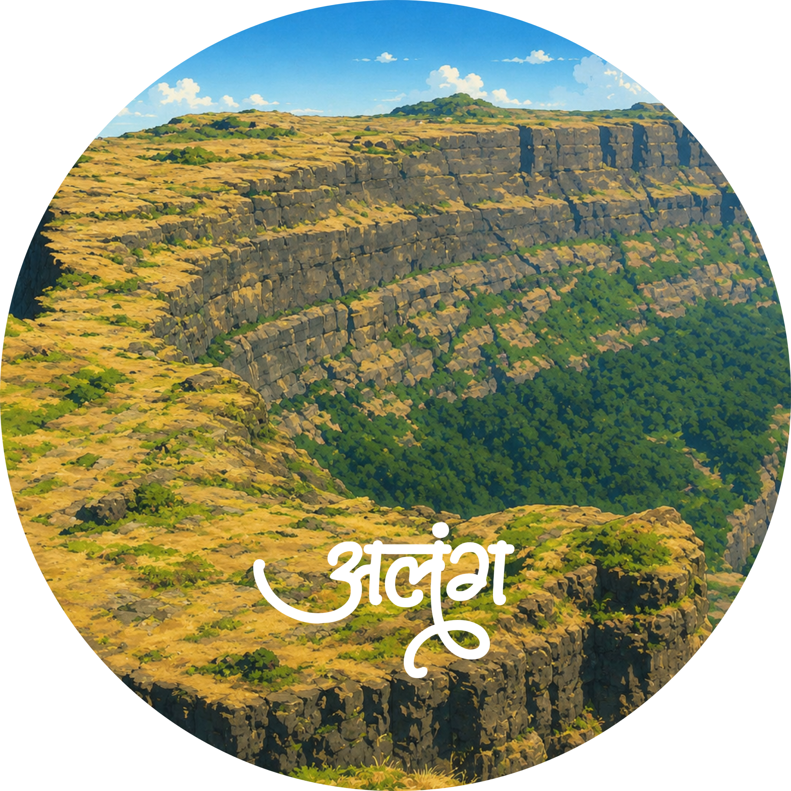 Alang Fort Pin Badge - Image 2