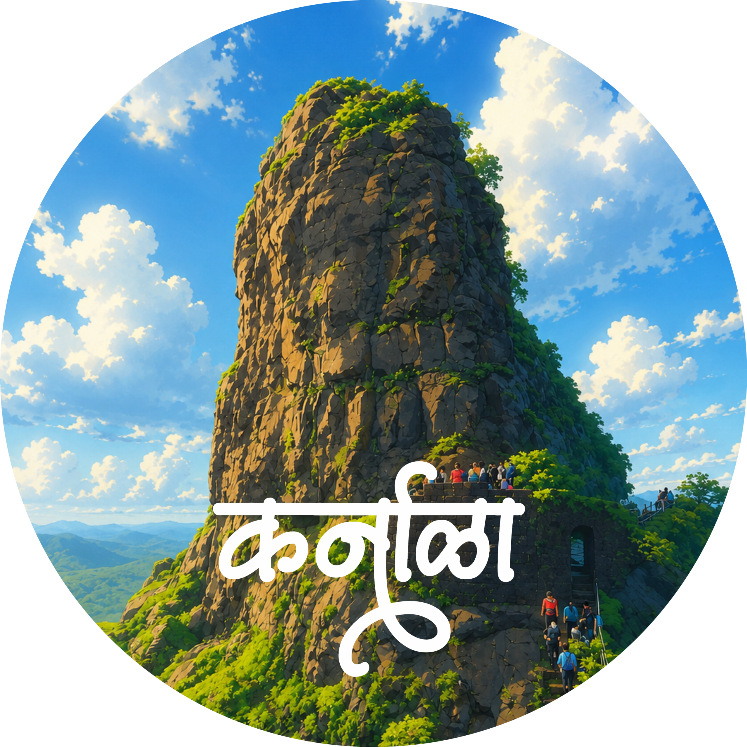 Majestic Kangori Fort Badge – Premium Maharashtra Fort Pin Button - Image 2