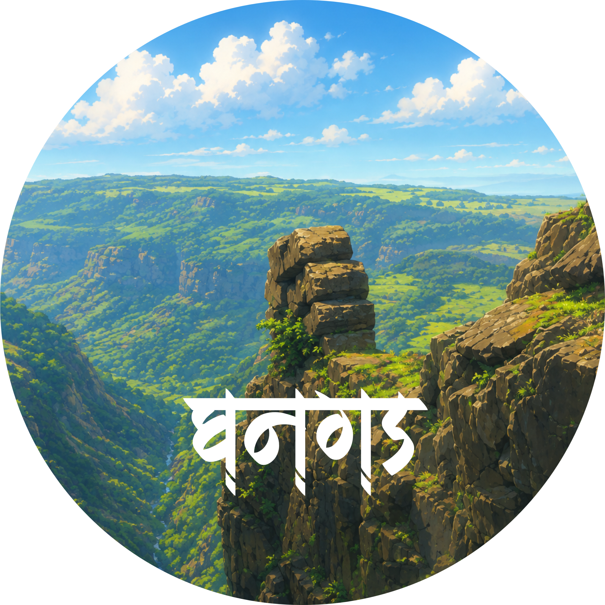 Premium Ghangad Fort Badge – Maharashtra Trek Collectible Pin Button - Image 2