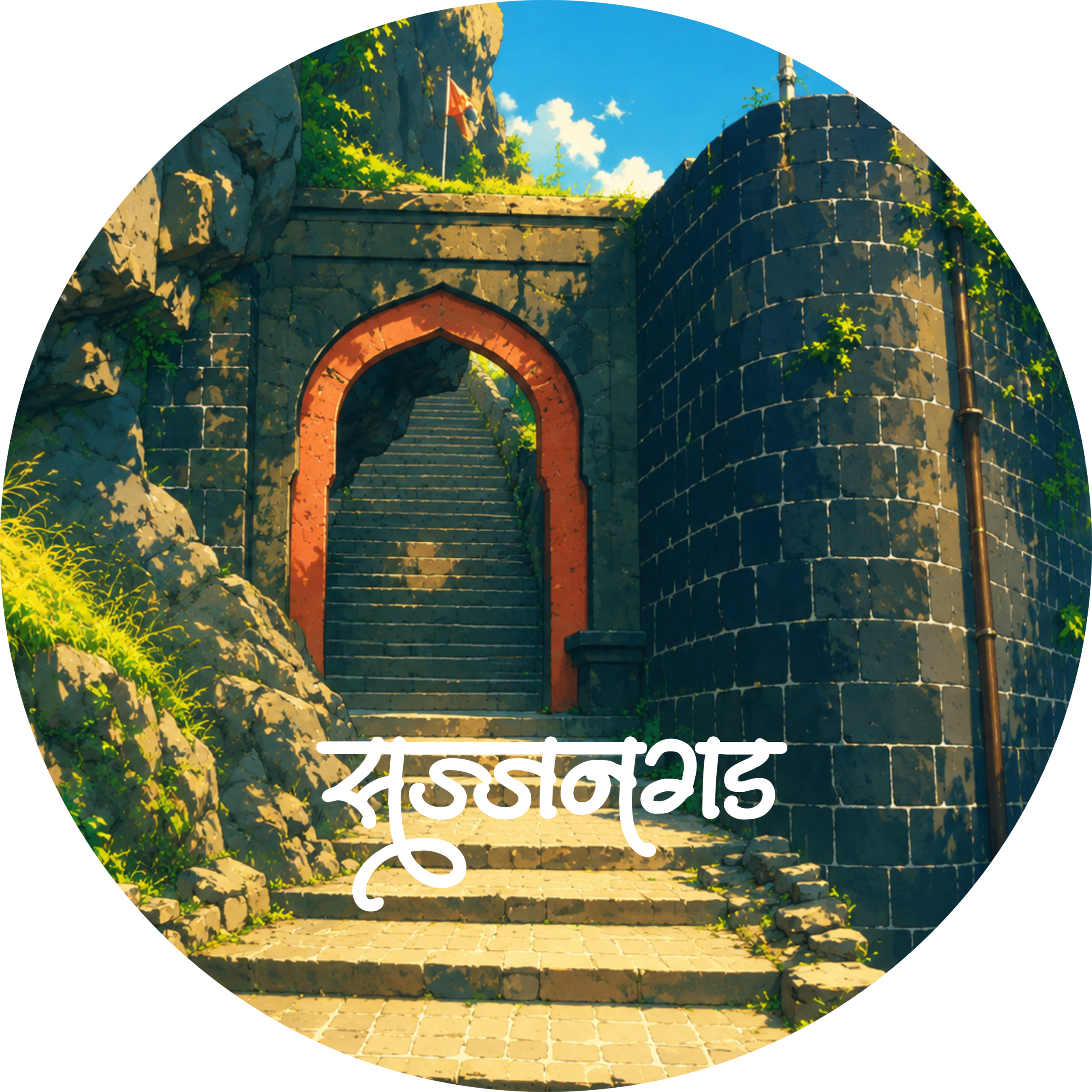 Sajjangad Fort Pin Badge