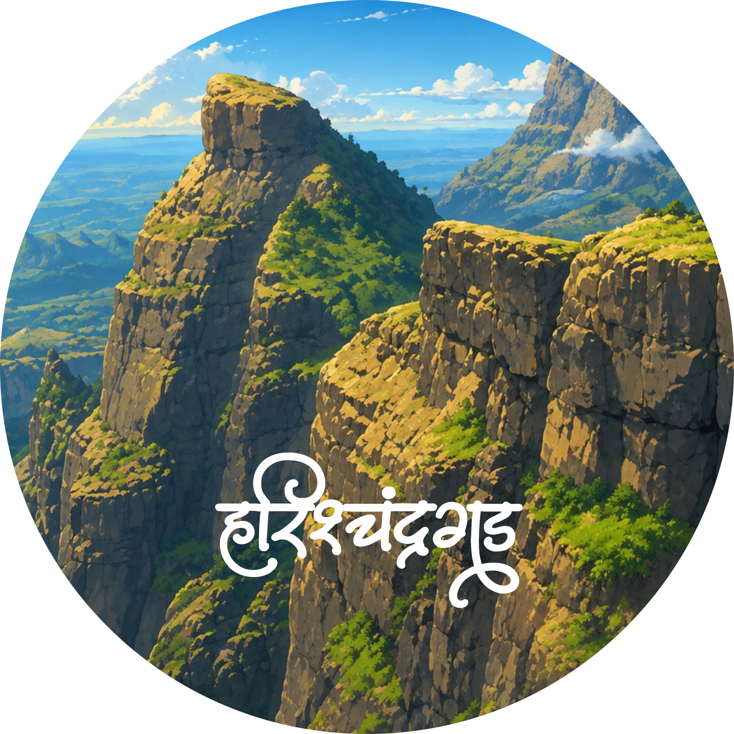 Premium Harishchandragad Badge – Maharashtra Trek Collectible Pin Button - Image 2