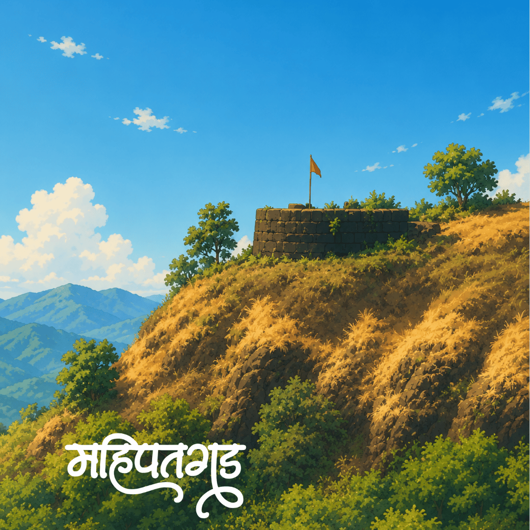 Mahipatgad Fort Fridge Magnet – Maharashtra Heritage Souvenir - Image 2
