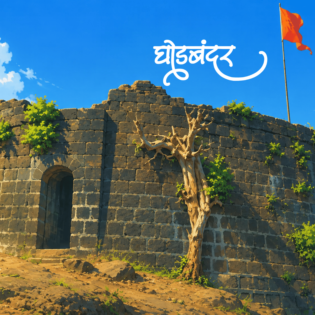 Ghodbunder Fort Fridge Magnet – Maharashtra Heritage Souvenir - Image 2