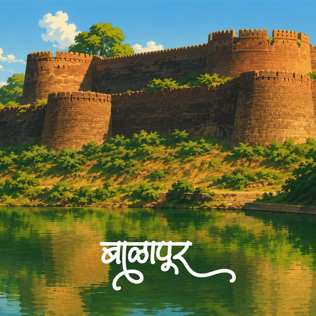 Balapur Fort Fridge Magnet – Maharashtra Heritage Souvenir - Image 2