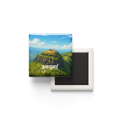 Kalsubai Peak Fridge Magnet