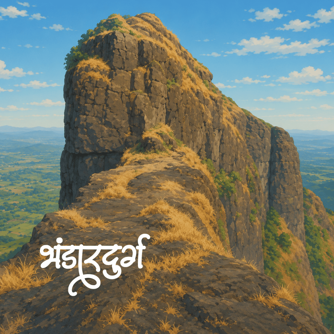 Bhandardurga Fort Fridge Magnet – Maharashtra Heritage Souvenir - Image 2
