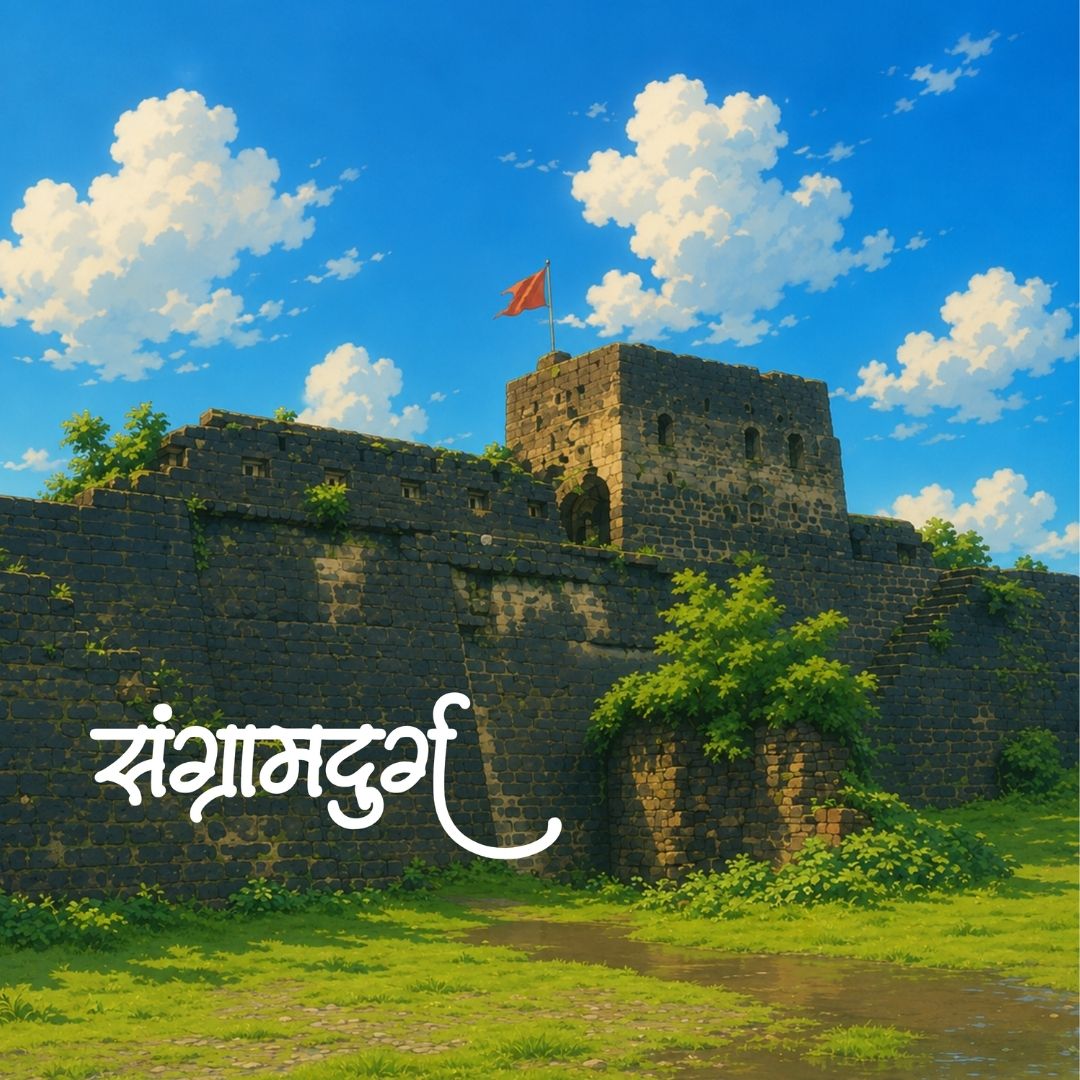 Sangramdurg Fridge Magnet – Maharashtra Fort Collection - Image 2