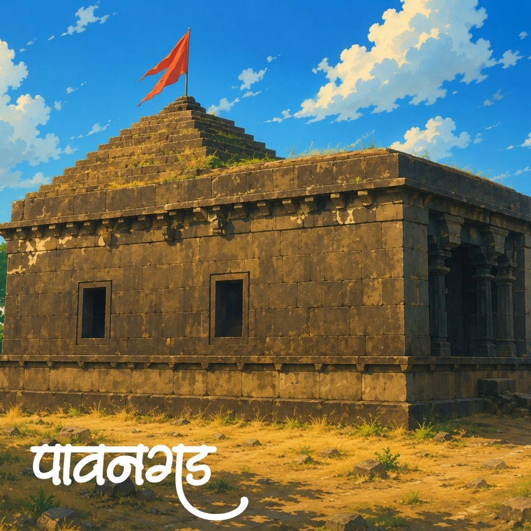 Pavangad Fort Heritage Fridge Magnet - Image 2