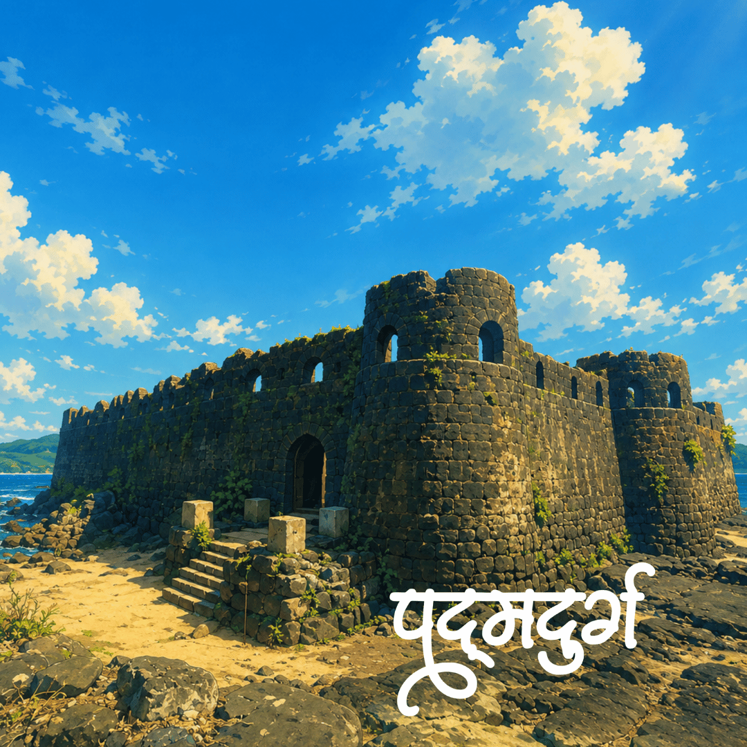 Padmadurg Fort Fridge Magnet – Maharashtra Heritage Collection - Image 2