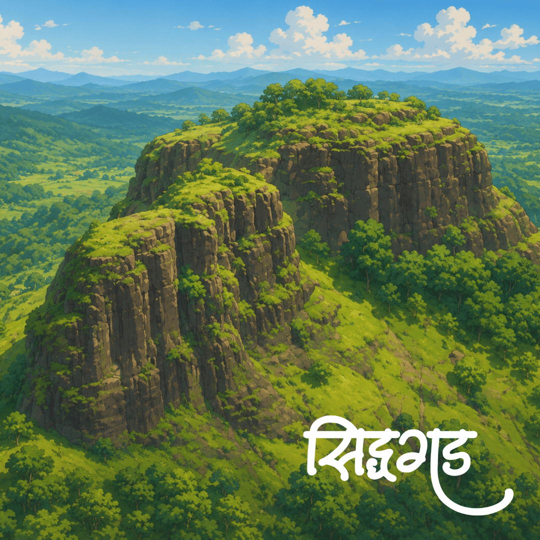 Siddhagad Fort Fridge Magnet – Maharashtra Heritage Souvenir - Image 2