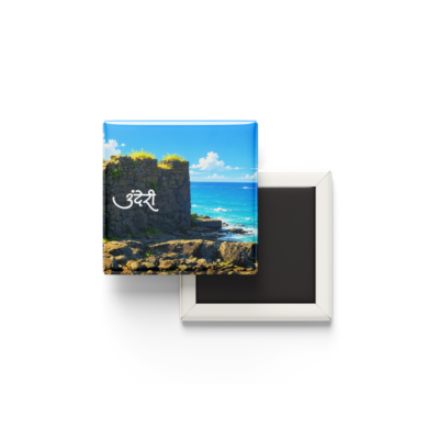 Underi Fort Fridge Magnet – Maharashtra Coastal Heritage Souvenir