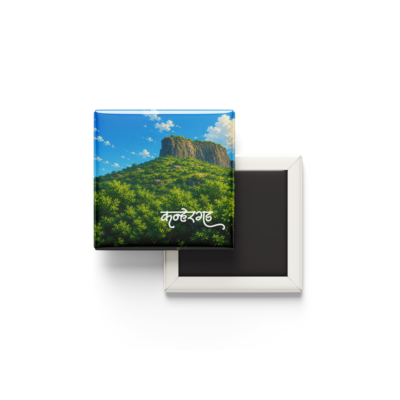 Kanhergad Fort Fridge Magnet – Maharashtra Heritage Souvenir