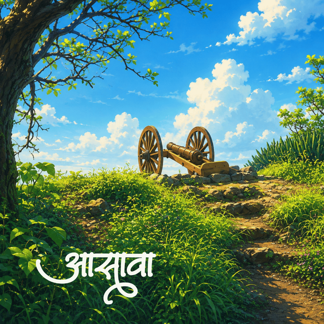 Asava Fort Fridge Magnet – Maharashtra Heritage Souvenir - Image 2