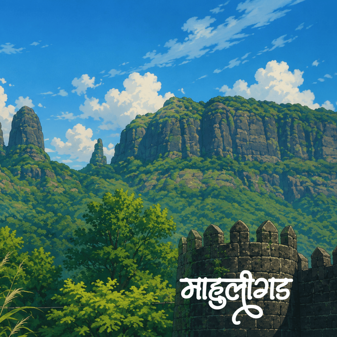 Mahuli Fort Fridge Magnet – Maharashtra Heritage Souvenir - Image 2