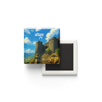 Kondhana Fort Fridge Magnet