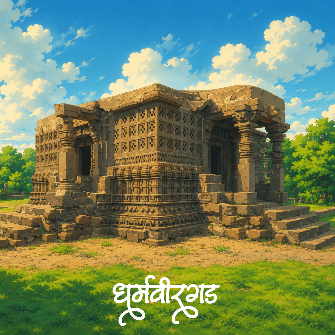 Dharmaveergad Fridge Magnet – Maharashtra Heritage Souvenir - Image 2