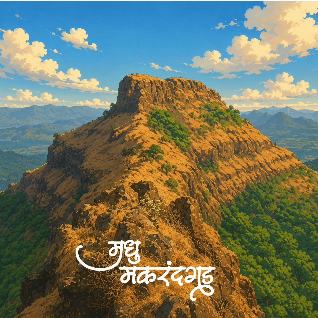 Madhu Makarandgad Fridge Magnet – Maharashtra Heritage Souvenir - Image 2