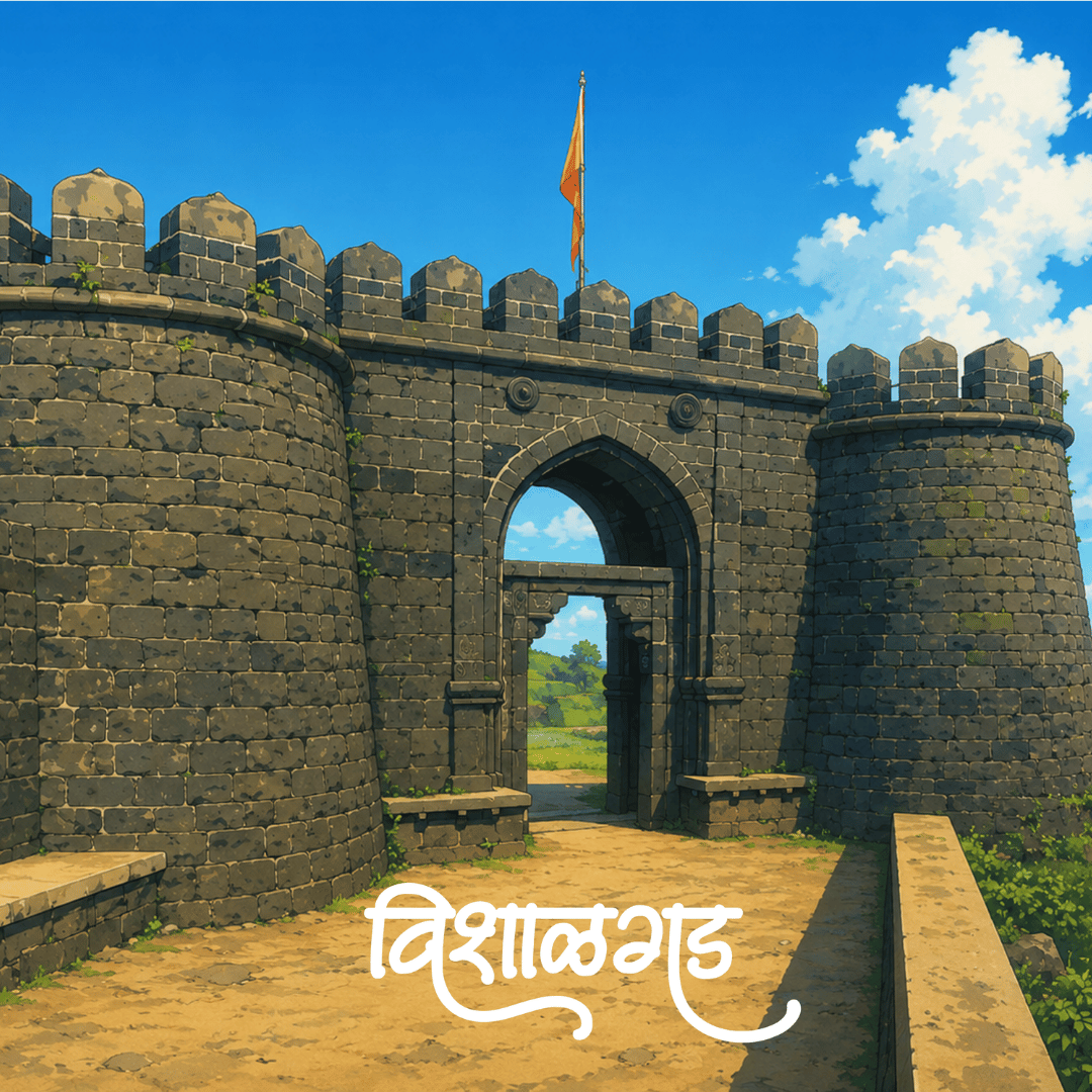 Vishalgad Fort Fridge Magnet – Maharashtra Heritage Souvenir - Image 2