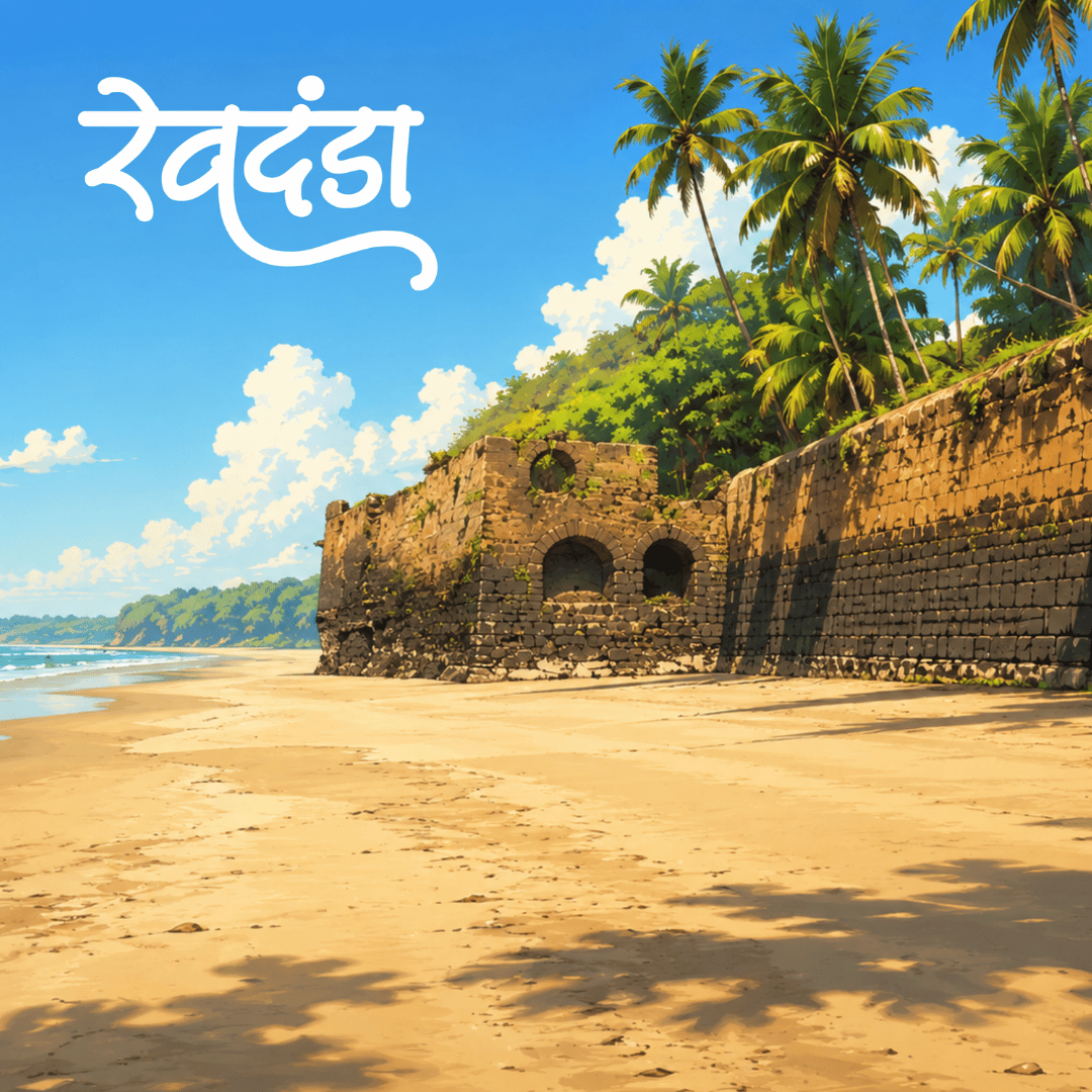 Revdanda Fort Fridge Magnet – Maharashtra Coastal Heritage Souvenir - Image 2