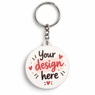 Custom Round Keychain