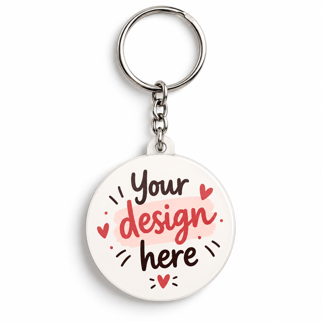 Custom Round Keychain