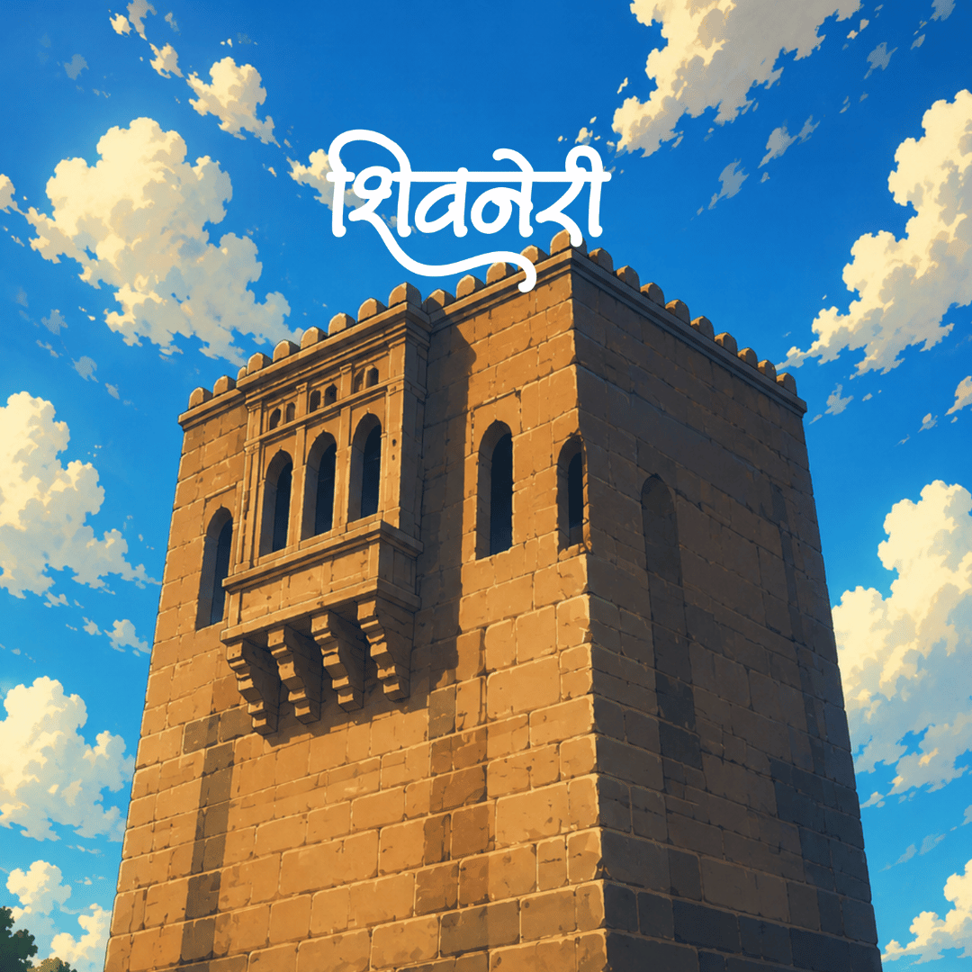 Shivneri Fort Fridge Magnet - Image 2