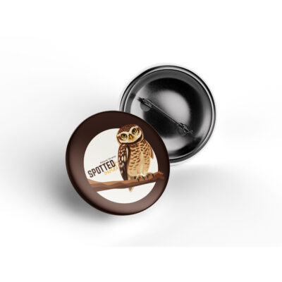 Spotted Owlet Pin Badge