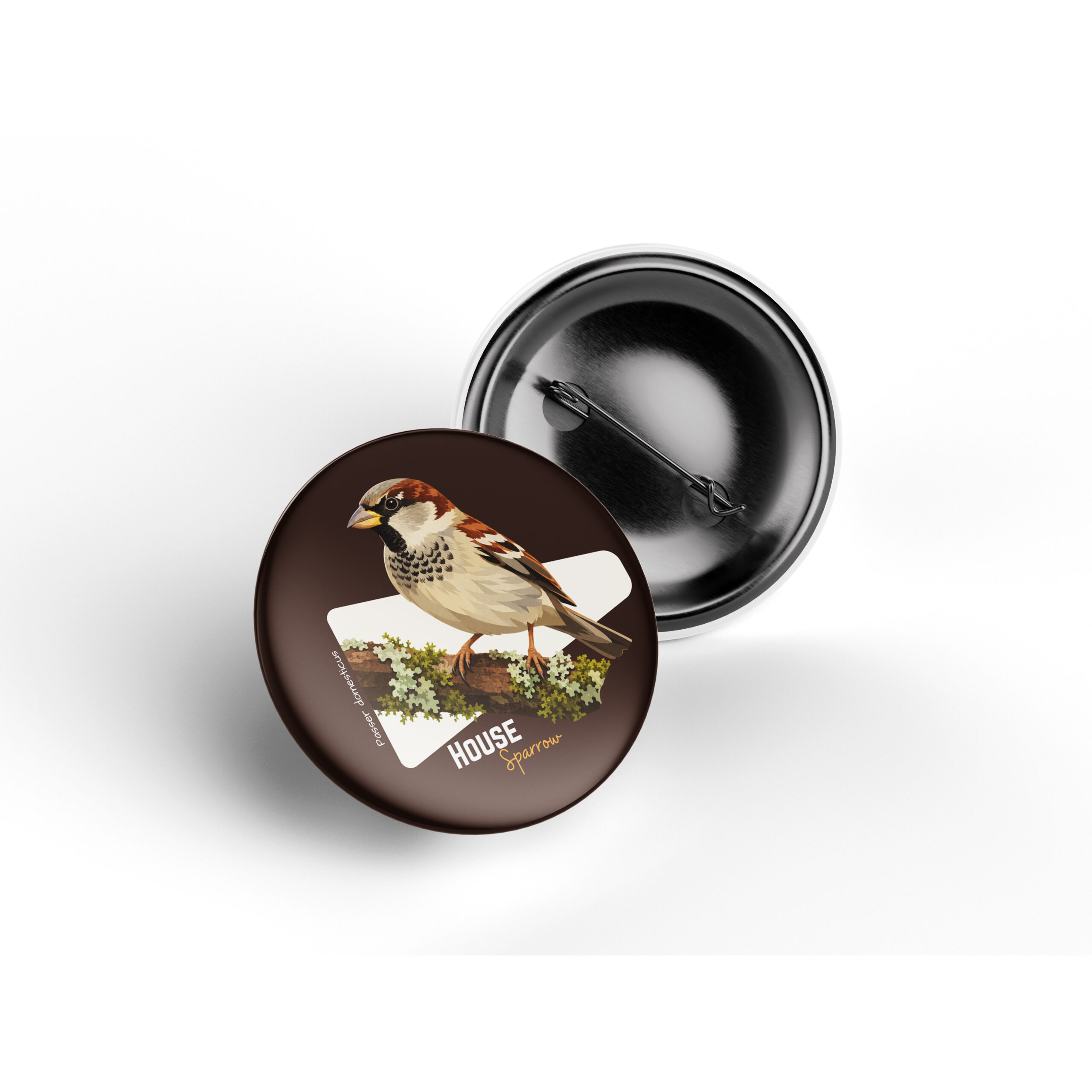 House Sparrow pin badge
