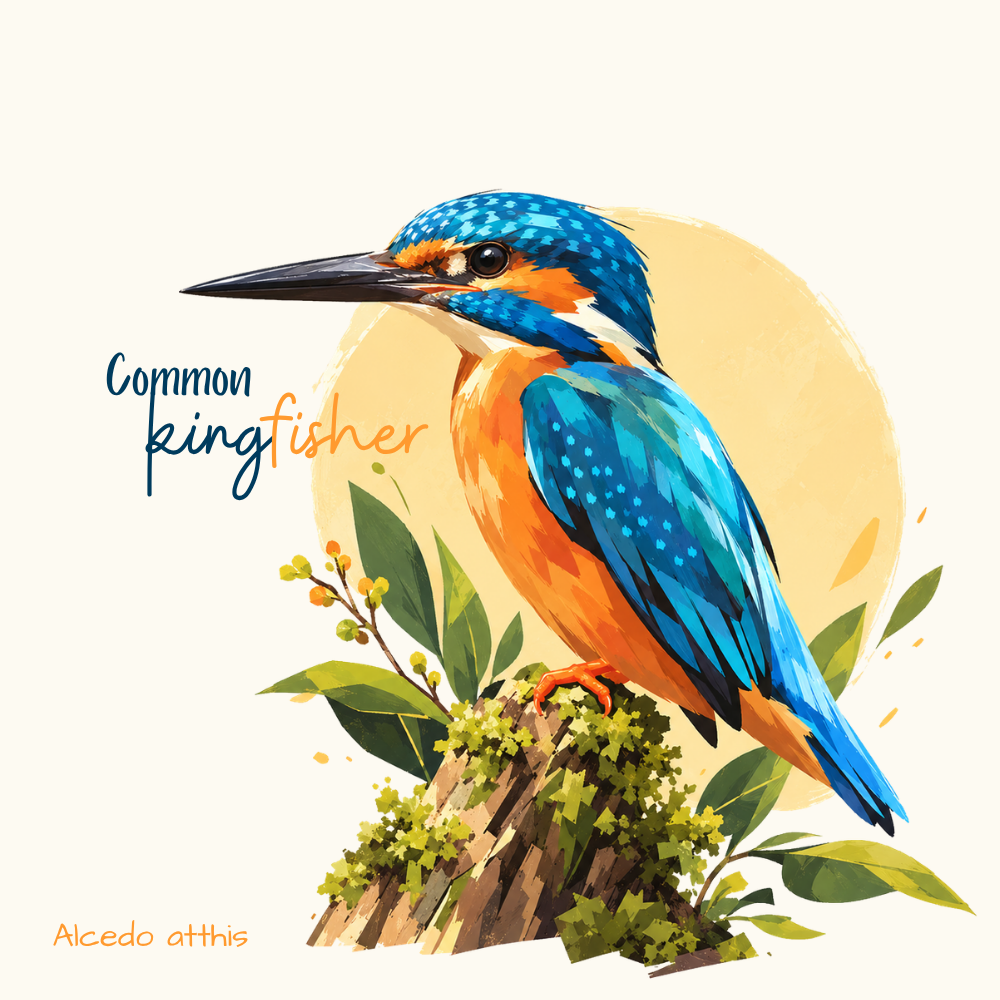 Common Kingfisher Fridge Magnet - Image 2