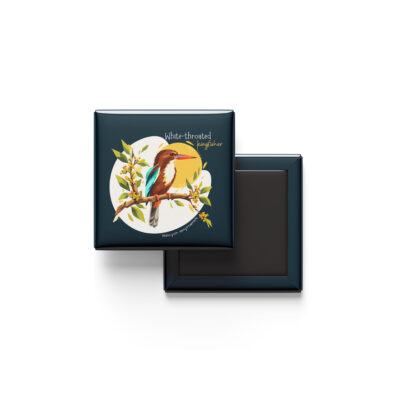White-throated Kingfisher fridge magnet