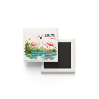 Greater Flamingo fridge magnet